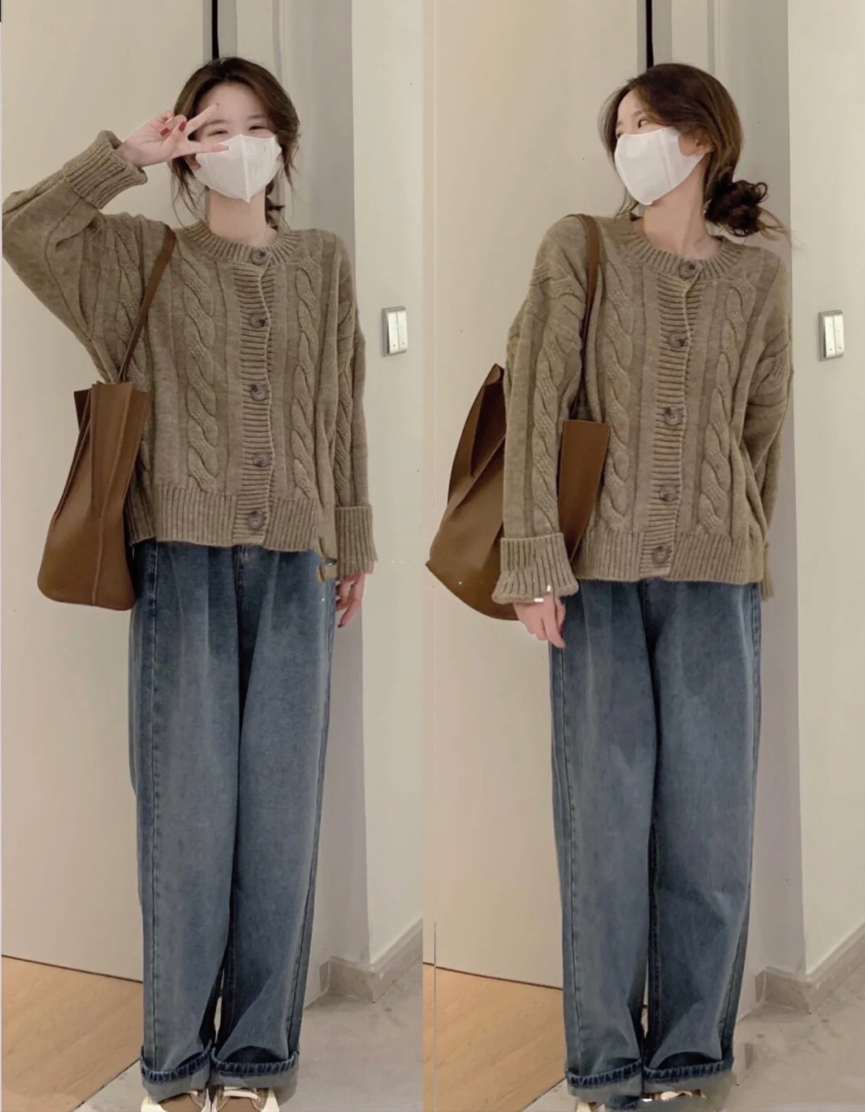 小喵说时尚|秋天太适合穿大地色了，气质又高级！