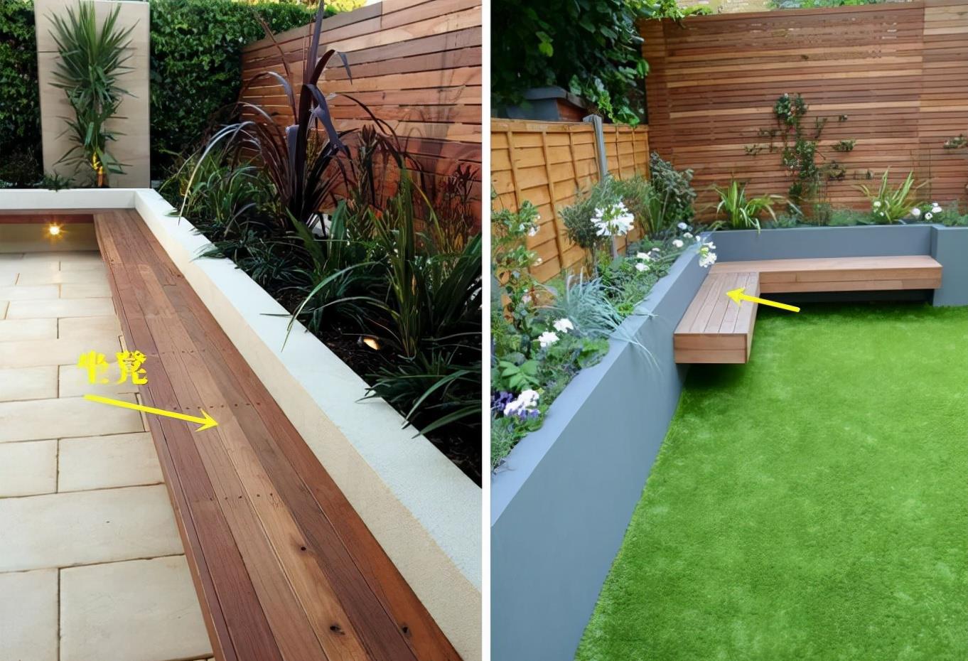 如果我家有个院子,绝对也在院墙下砌个花圃,高40公分精致好打理