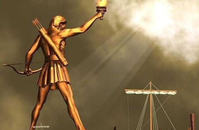探索古希腊的太阳神巨像,自由女神像真的是模仿它?又一神迹陨落