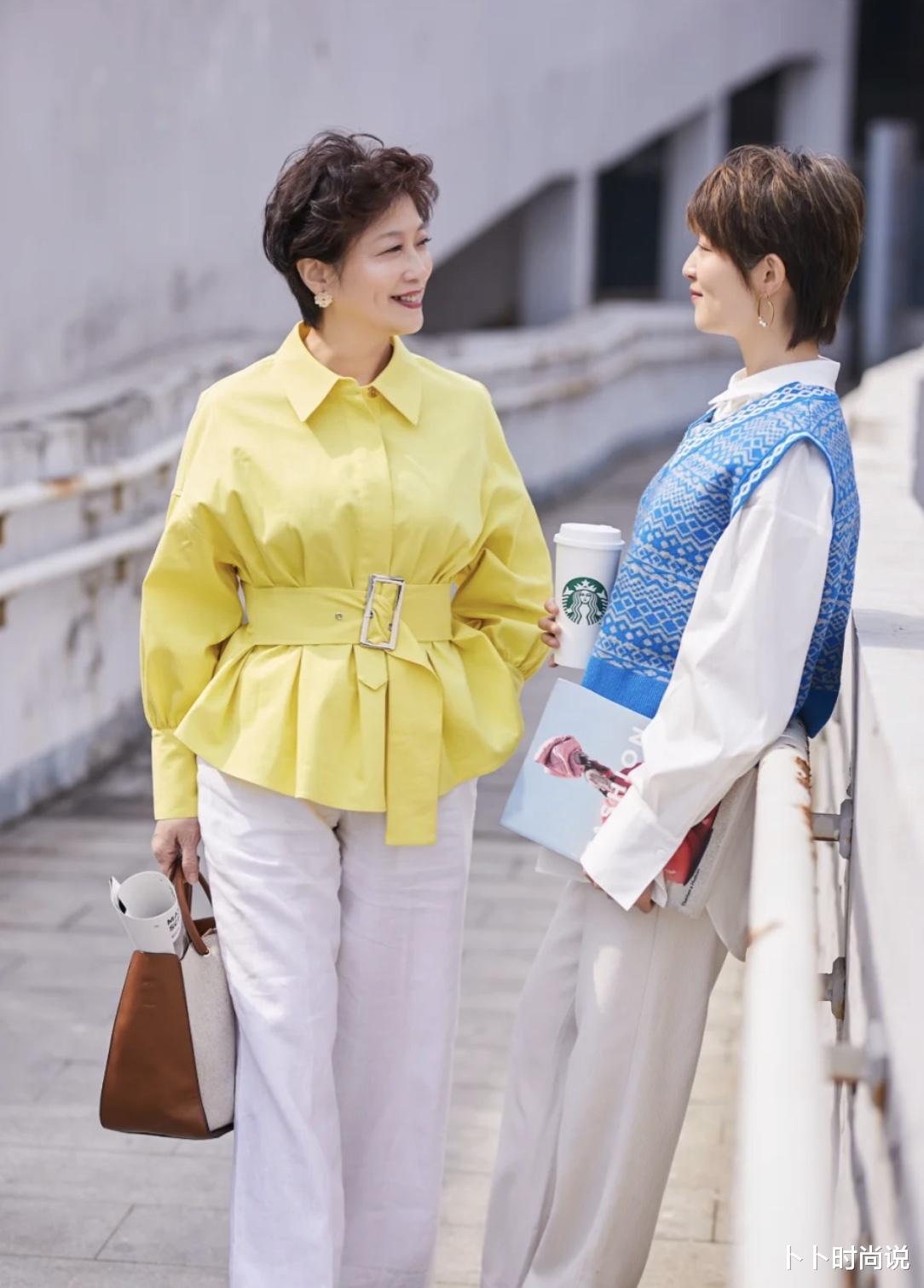 卜卜时尚说|60后女性穿衣不要太保守，大胆尝试，知性优雅的气质穿搭很年轻