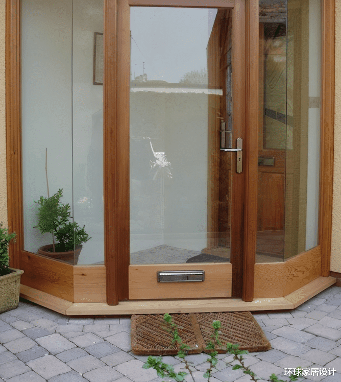 |买一楼可在门前装个玻璃房，省空间有下沉式效果，雨天超方便！