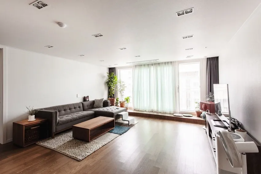 130㎡二手房改造,打造多功能极简大宅