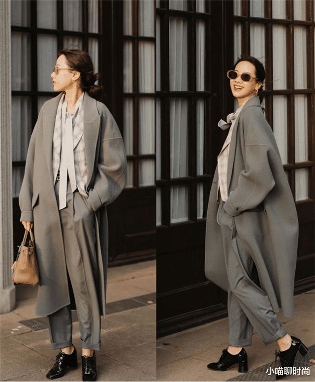 小喵聊时尚 小个子答应我,穿大衣时尽量配有跟靴,今年流行这3种,气质显高