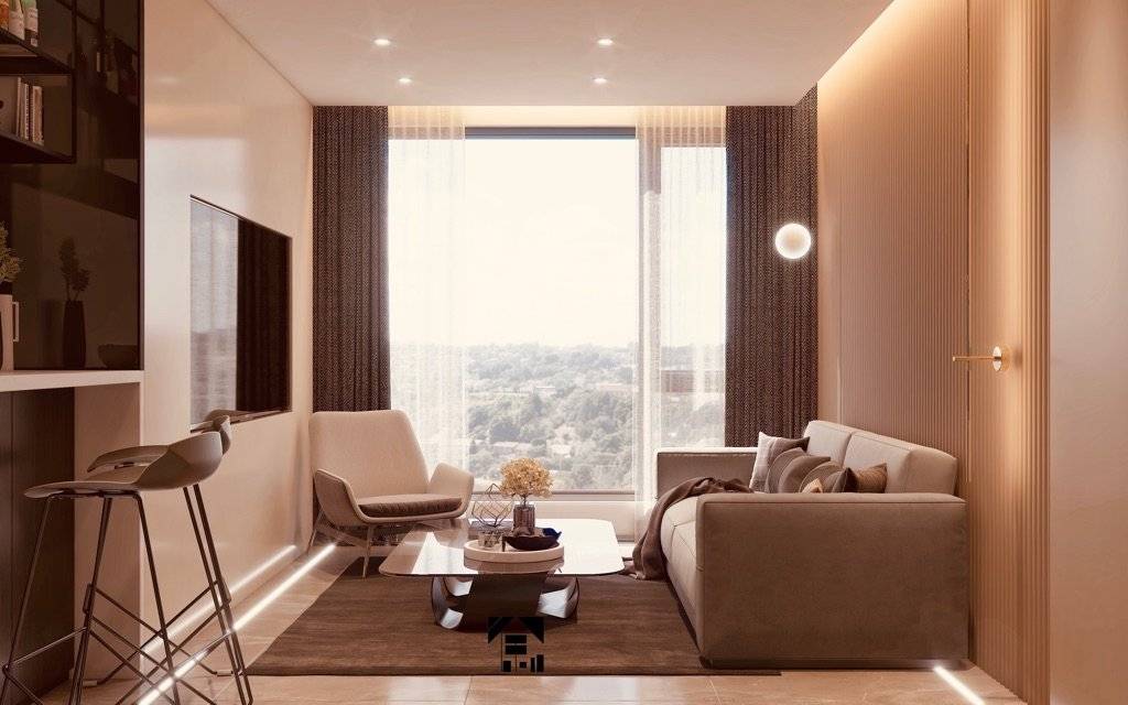 伟仔家居|56平两房改一居，拥有超大衣帽间和四分离卫浴，一个人住太舒适了