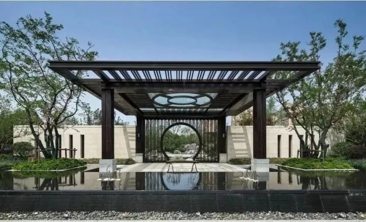 |新中式风格庭院亭子怎么设计?这样来设计,美化了整个院子