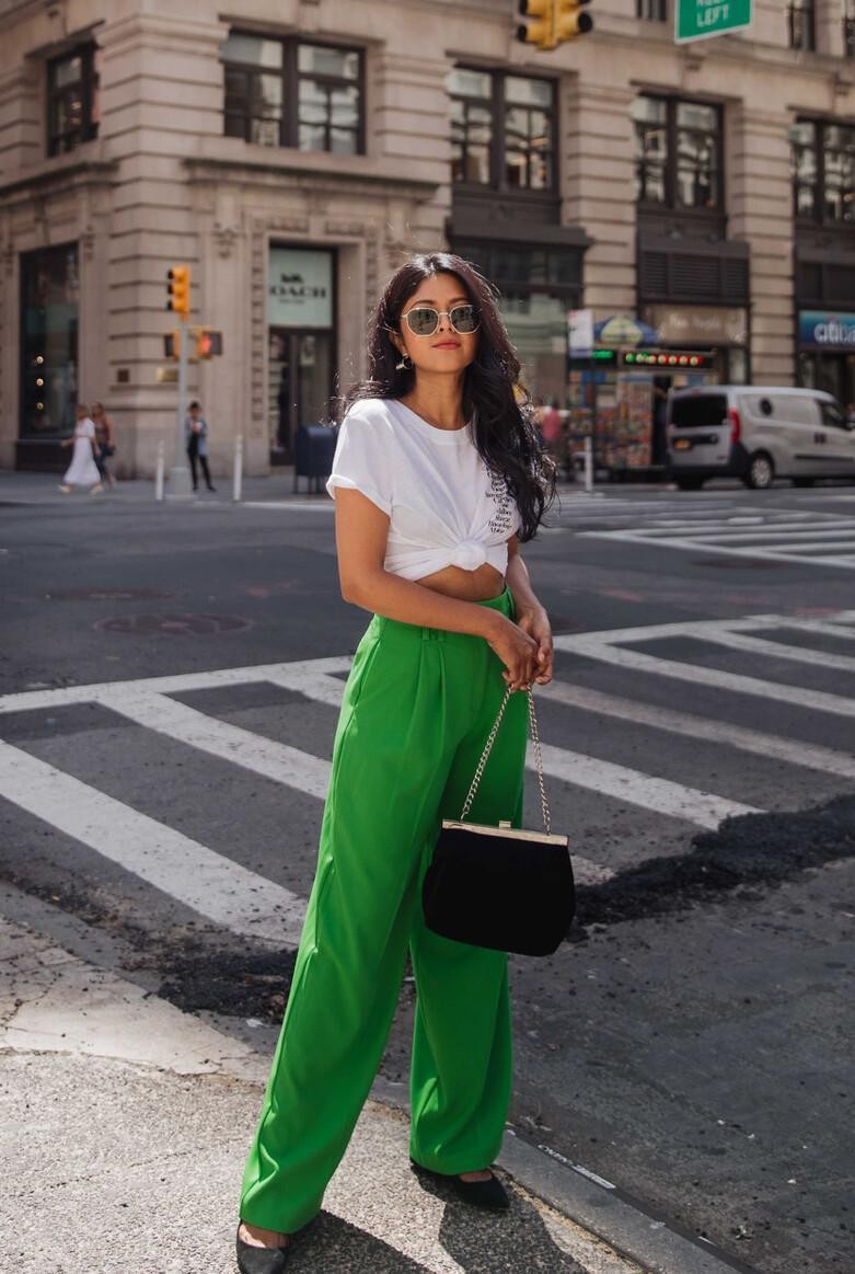 白小白的衣橱|清凉夏日超吸睛的颜色你知道吗?荧光绿格外耀眼,穿对了超时髦