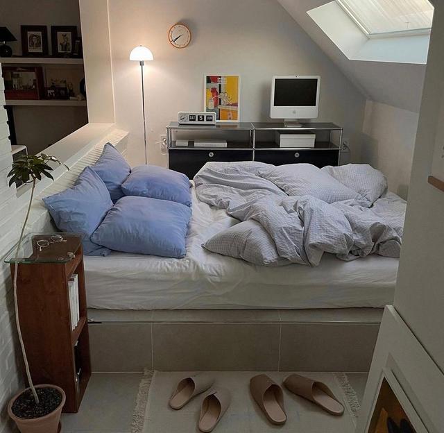 |韩国女主的精致生活：57㎡的家，布置得简单舒适，一个人住好踏实