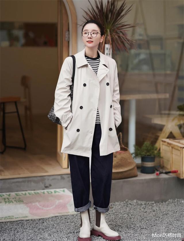 Mon巧搭时尚 说实话,大衣还是配“烟管靴”最合拍,洋气显瘦,尤其适合小个子