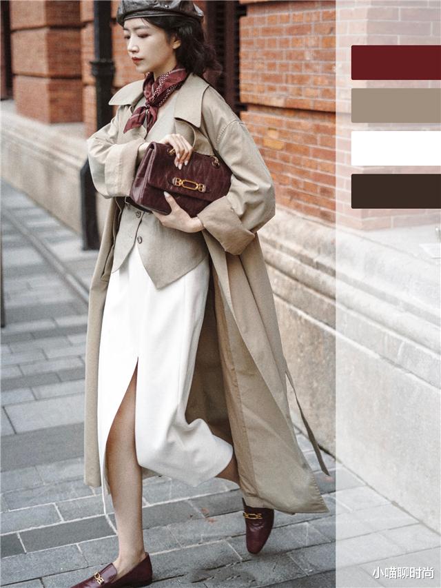 小喵聊时尚 懂打扮的中年女人不显老!3种围巾+帽子的搭配法则,好看又不老气