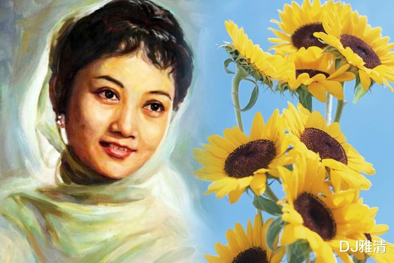 于蓝|50年代影坛十朵金花，王丹凤似百合，于蓝如红梅，秦怡像牡丹一样雍容华美