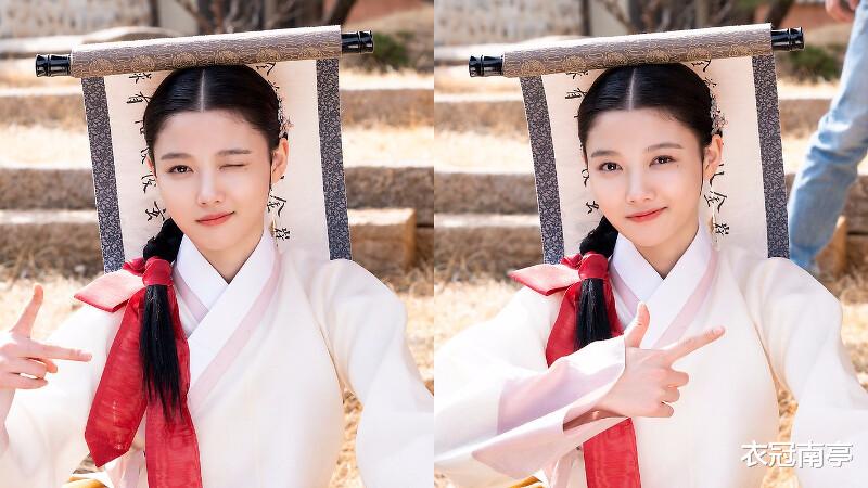 衣冠南亭|金裕贞幕后照美翻!《红天机》第六集超车上演月下之吻