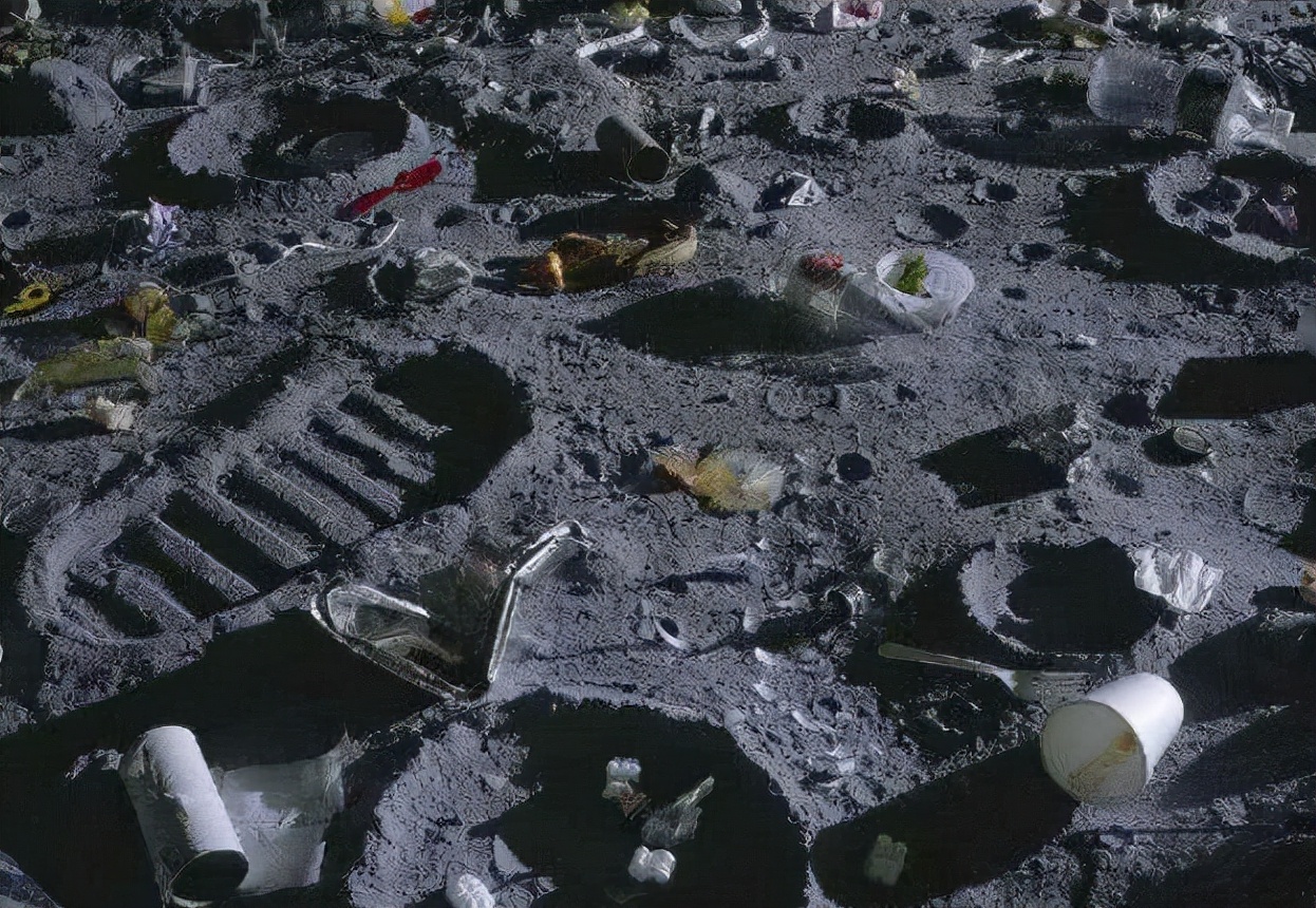 天舟三号 没有生命的月球，出现了200多吨的垃圾，难道外星文明秘密造访？