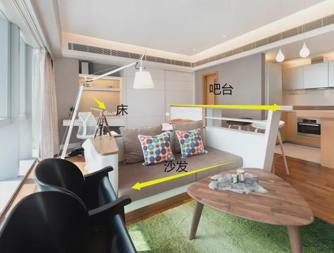 会装就是不一样,客厅沙发不靠墙,一分为二多个卧室床,想学了