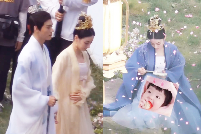 迪丽热巴|迪丽热巴《安乐传》鹅黄色仙女裙好仙，刘宇宁望穿秋水