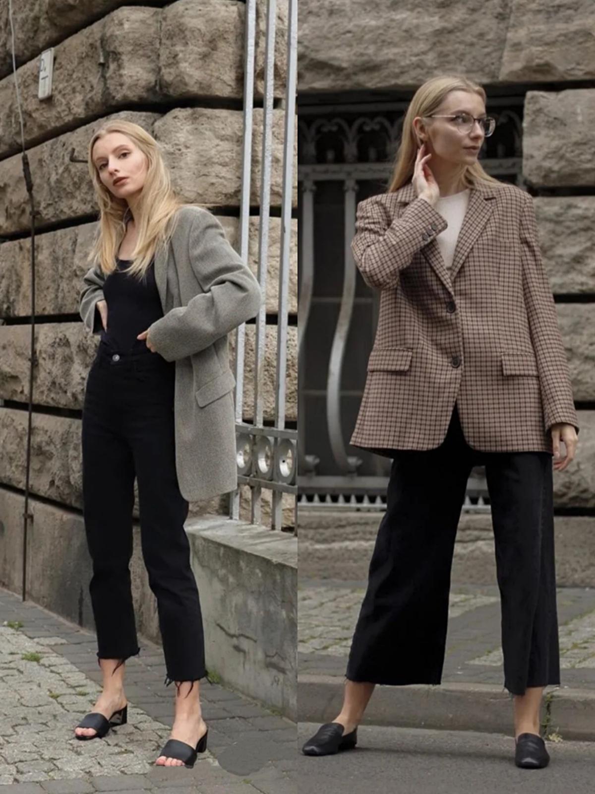 外套|40岁女人通勤少穿针织开衫,这4种外套才是必备款,干练又优雅