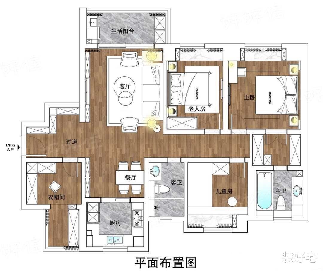 |146平的北欧新家，用墨绿色刻画空间，打造精致和时尚并存的新家