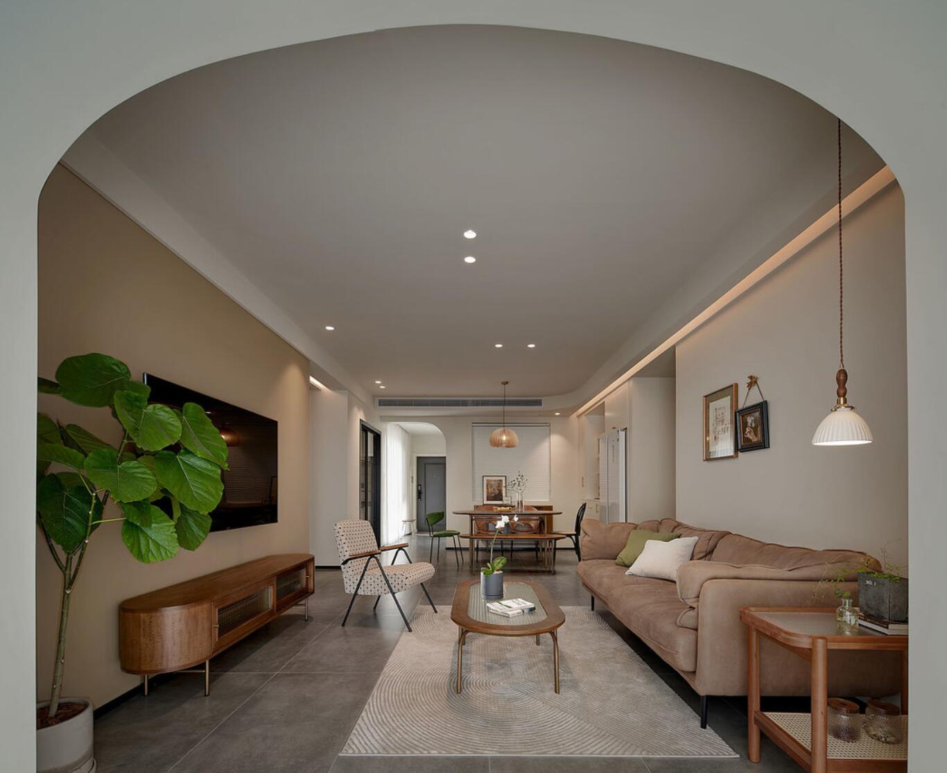 她晒出110㎡新家,虽说装修很简单,但骨子里都透着幸福感