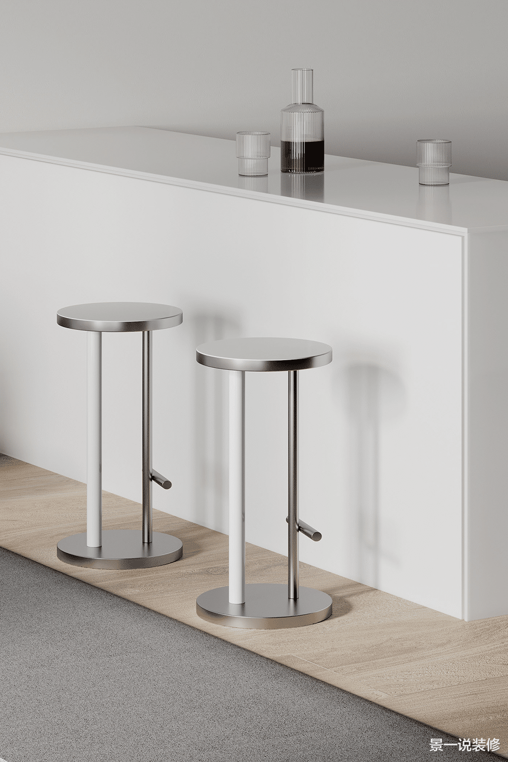 30岁宝妈晒自己家100㎡住房，极简风设计很飒，真心值得学习