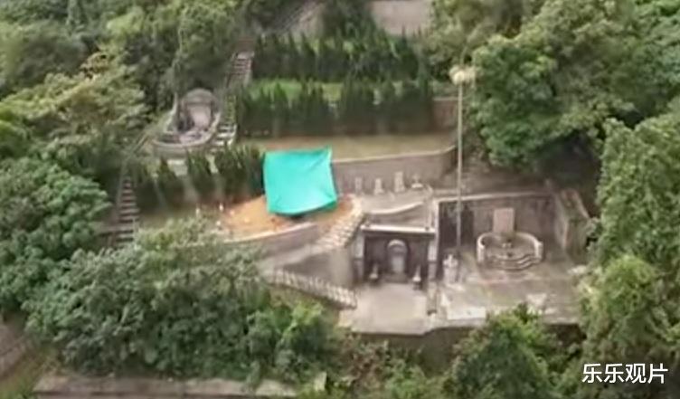 赌王|赌王何鸿燊墓地开始动工：家族坟场被蓝布遮住，疑似进行整修