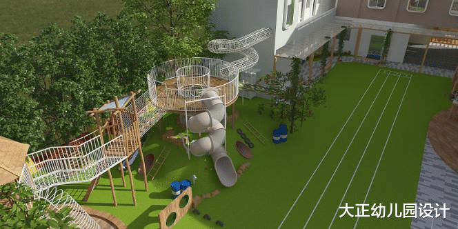 大正幼儿园设计 幼儿园设计案例：深圳坪地育英阳光幼儿园户外场地改造