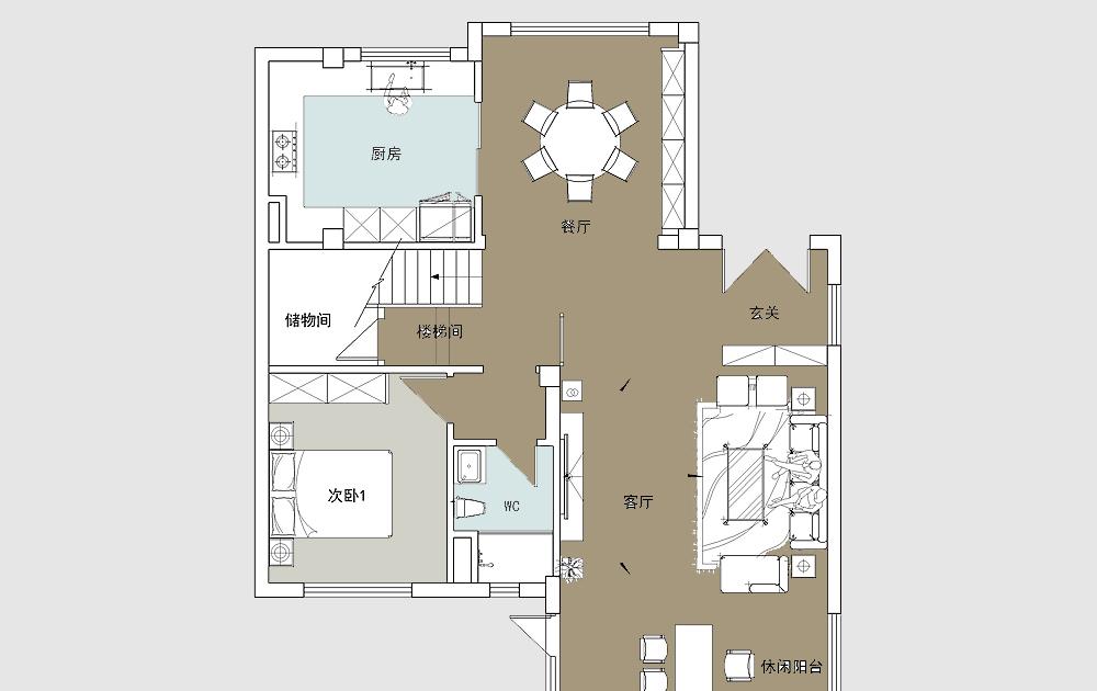 新帝雅|这套202平米的复式楼,装了新中式风之后,大气、韵味还很有意境
