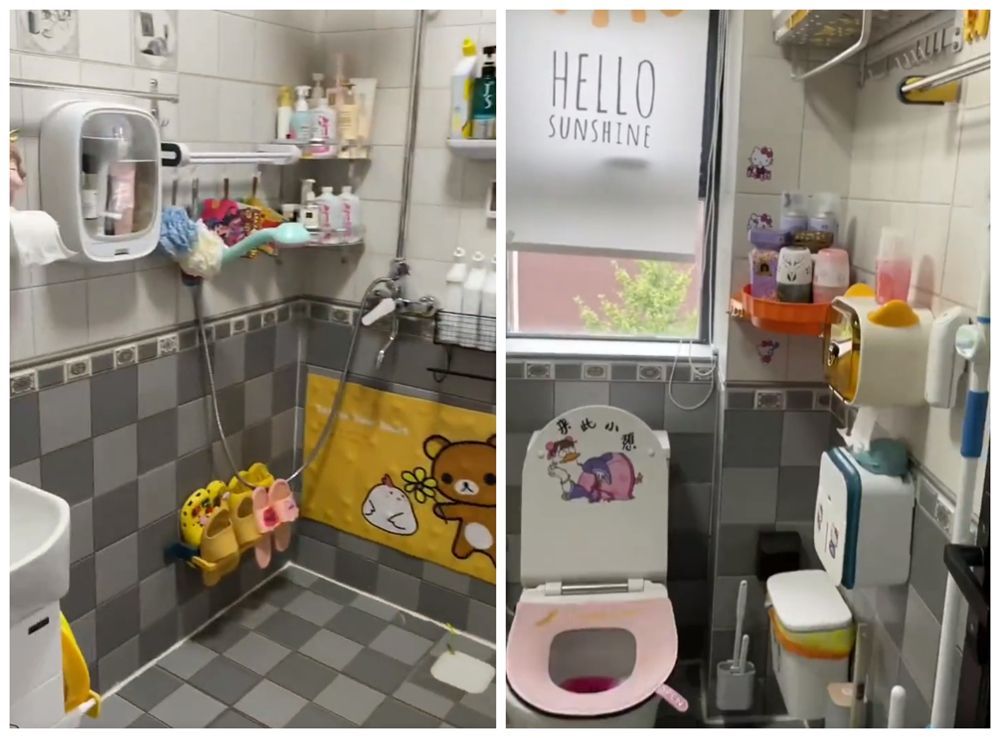 她耗费8小时,“沉浸式”整理卫生间,但过度收纳的卫生间仍很乱