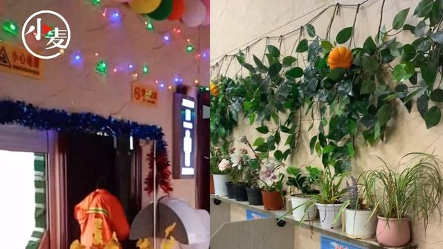 映象网 周口六旬环卫工大爷自费2000元打造“豪华KTV公厕”