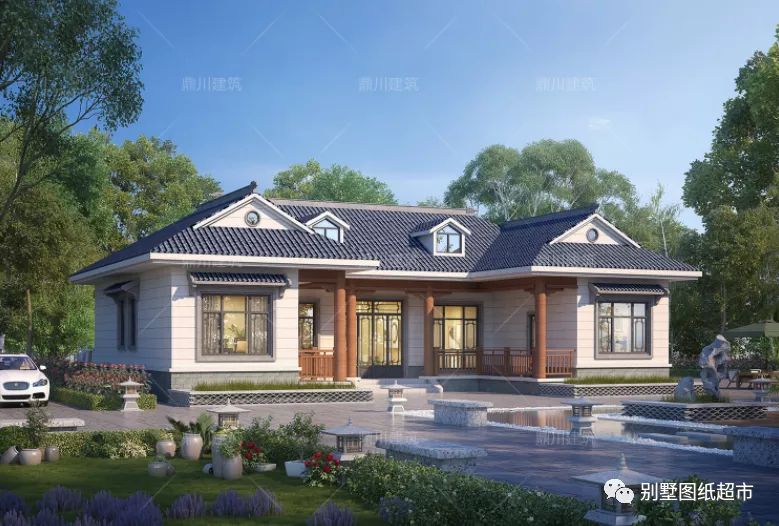 5款农村一层平房设计，造价13万建别墅，包你50年不过时