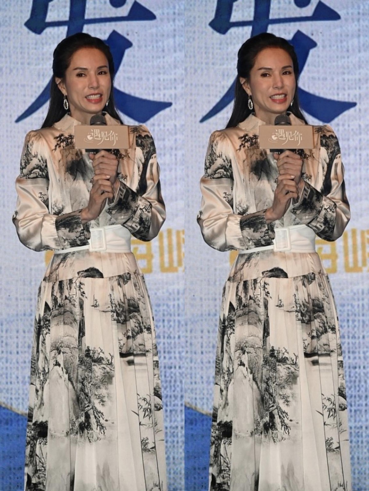 白小白的衣橱 没了滤镜的李若彤显出了老态，法令纹有点明显，但穿衣还是很优雅