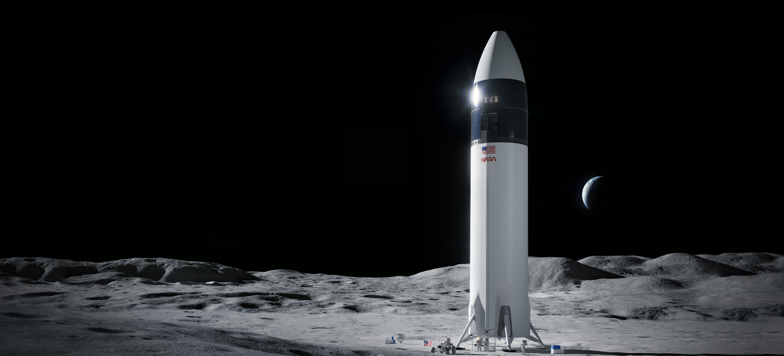 |马斯克打算让星舰飞船马上发射，时隔50年人类要重返月球了？