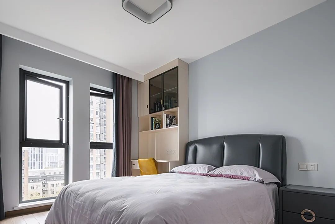 130㎡的简约轻奢风格,马卡龙色为主,冷暖自知