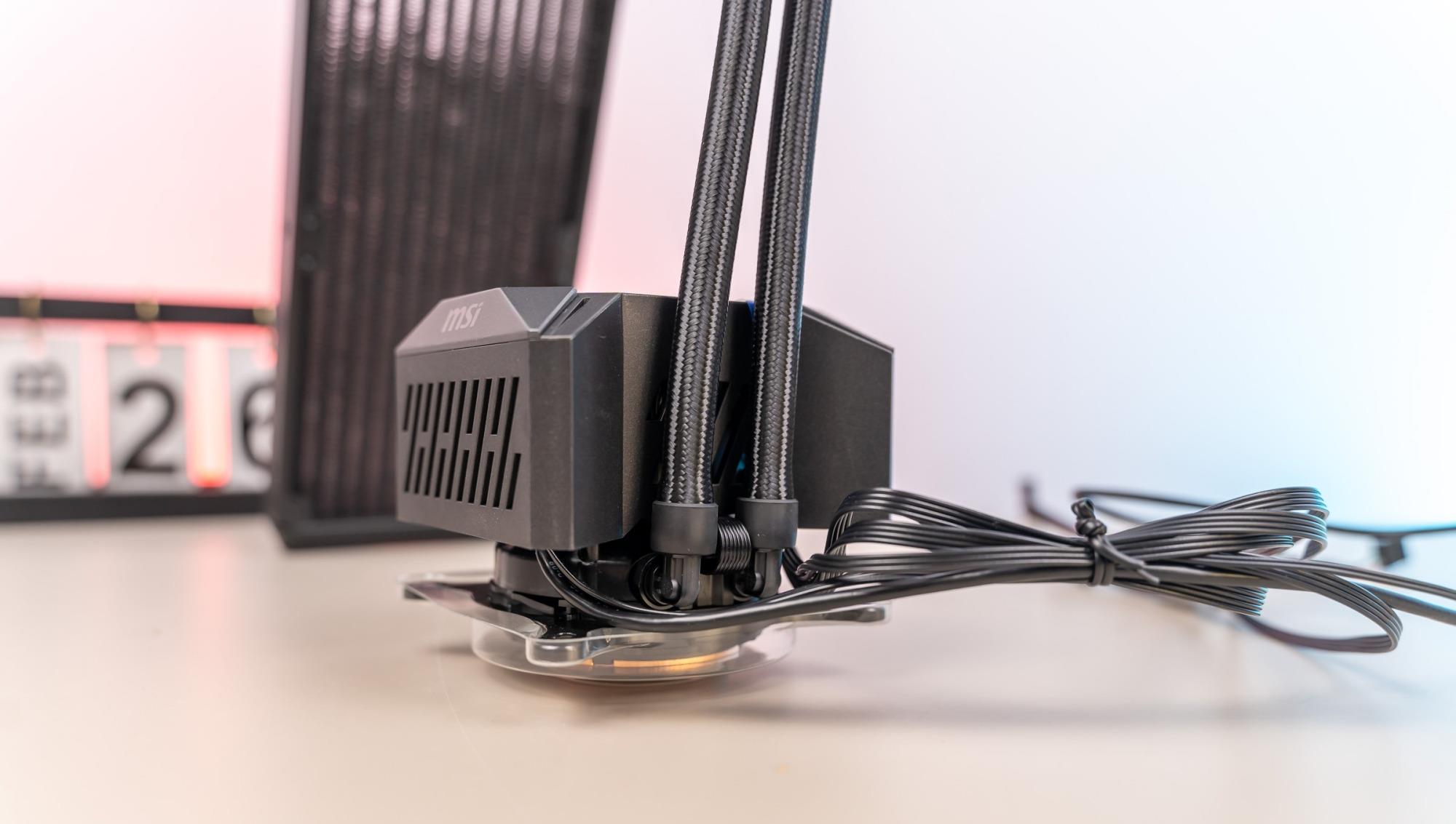 CPU|外观精致漂亮,性能非常强大、微星寒霜K360一体式水冷散热 评测