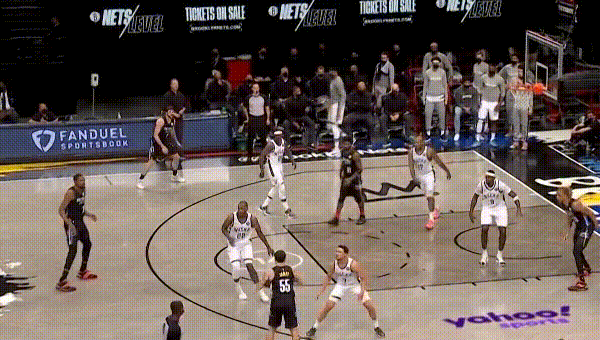 詹姆斯·哈登|那人是我哥！杜兰特干拔3分不讲理！哈登傻呵呵的笑：我大哥天下无敌