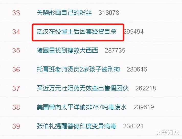 文辛刀龙 博士后跳楼自杀,博士生导师欠债1.7亿,套路贷碾压下高知也崩溃