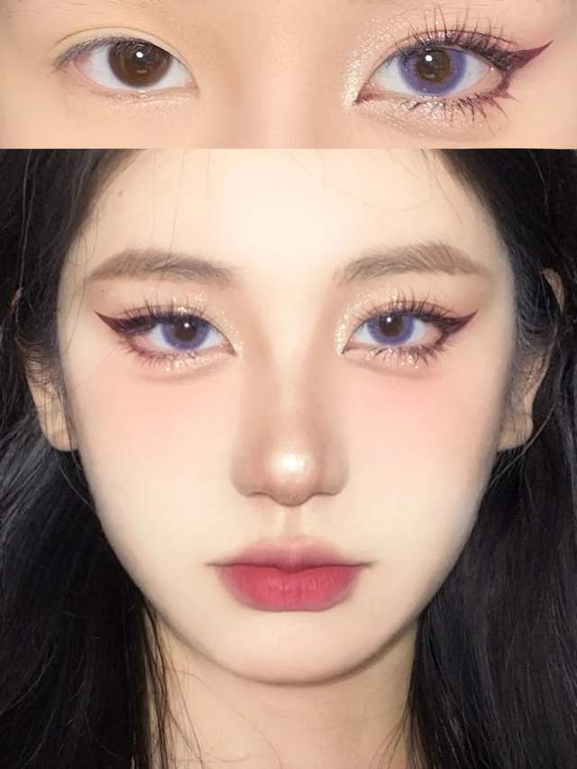 眼妆 平行四边形钓系狐狸眼妆容教程