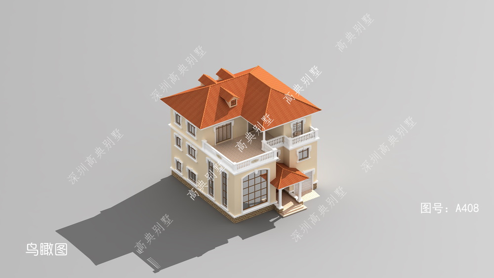 定制设计的欧式别墅设计,户型方正实用,整体温馨而美好。