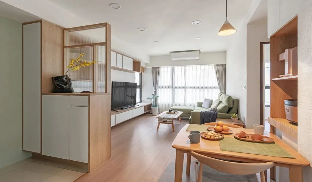 59㎡日式小家，原木家具搭配，一进屋就被迷住！