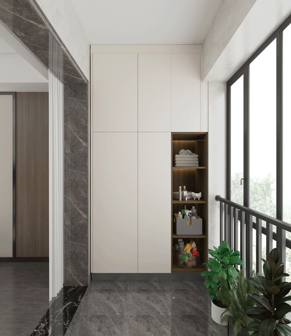 阳台非要晒衣服的话，起码要装成这11种设计才不亏！