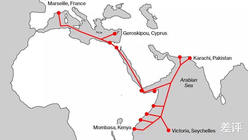 中國修瞭條通往歐洲的海底網線，竟然把美國給逼急瞭-圖5