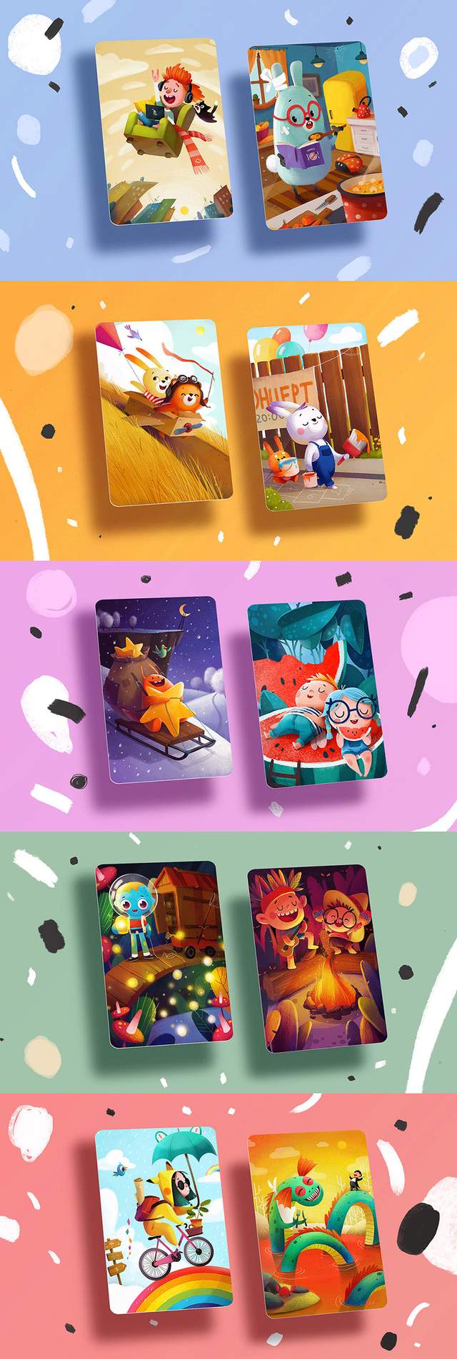 创意插画设计欣赏！风格各异