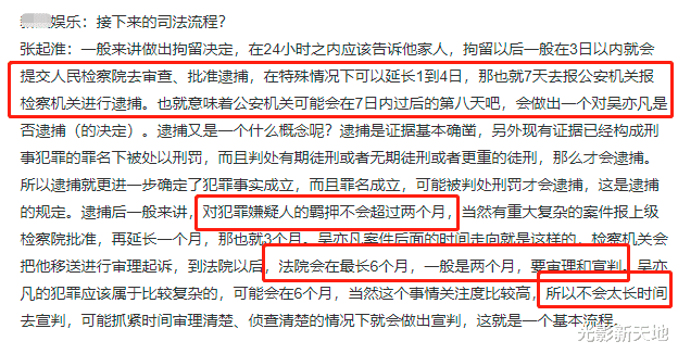 吴亦凡|张起淮谈吴亦凡被刑拘：7天内会批准逮捕，违约金依旧要赔偿