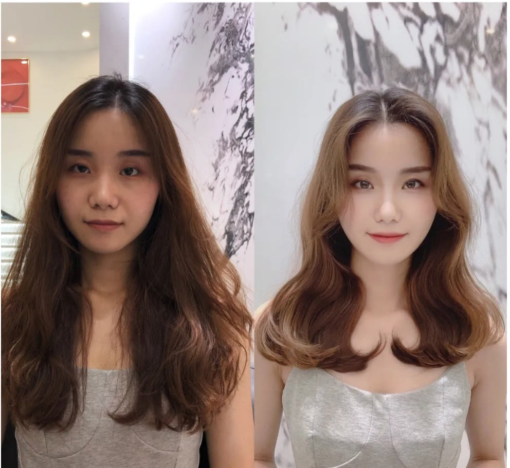 姐姐|烫烫染染就是不一样,差别真大,感觉像换个人