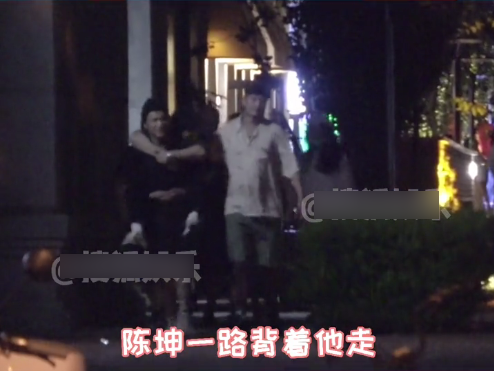 陈坤|陈坤与舒淇夫妇聚餐，酒后亲自背着年轻醉酒男子，性取向再引猜测