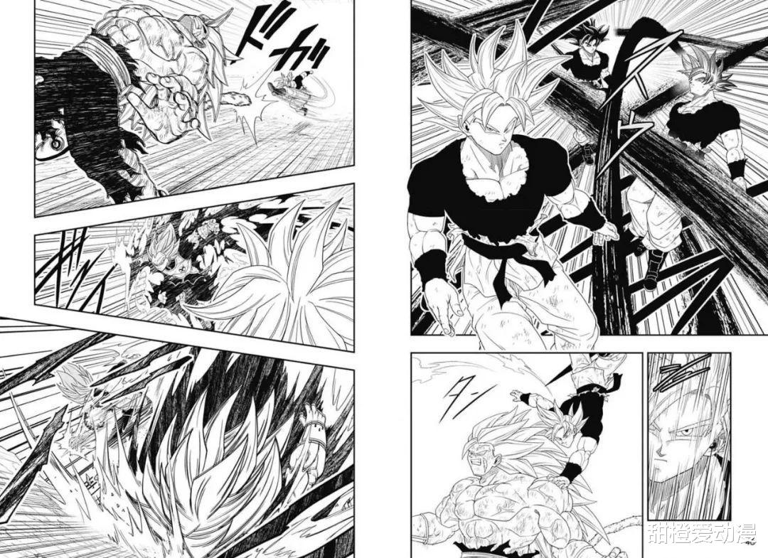 龙珠英雄|龙珠英雄漫画：超级一星龙惨遭超三堪巴碾压，悟空实力再度提升！