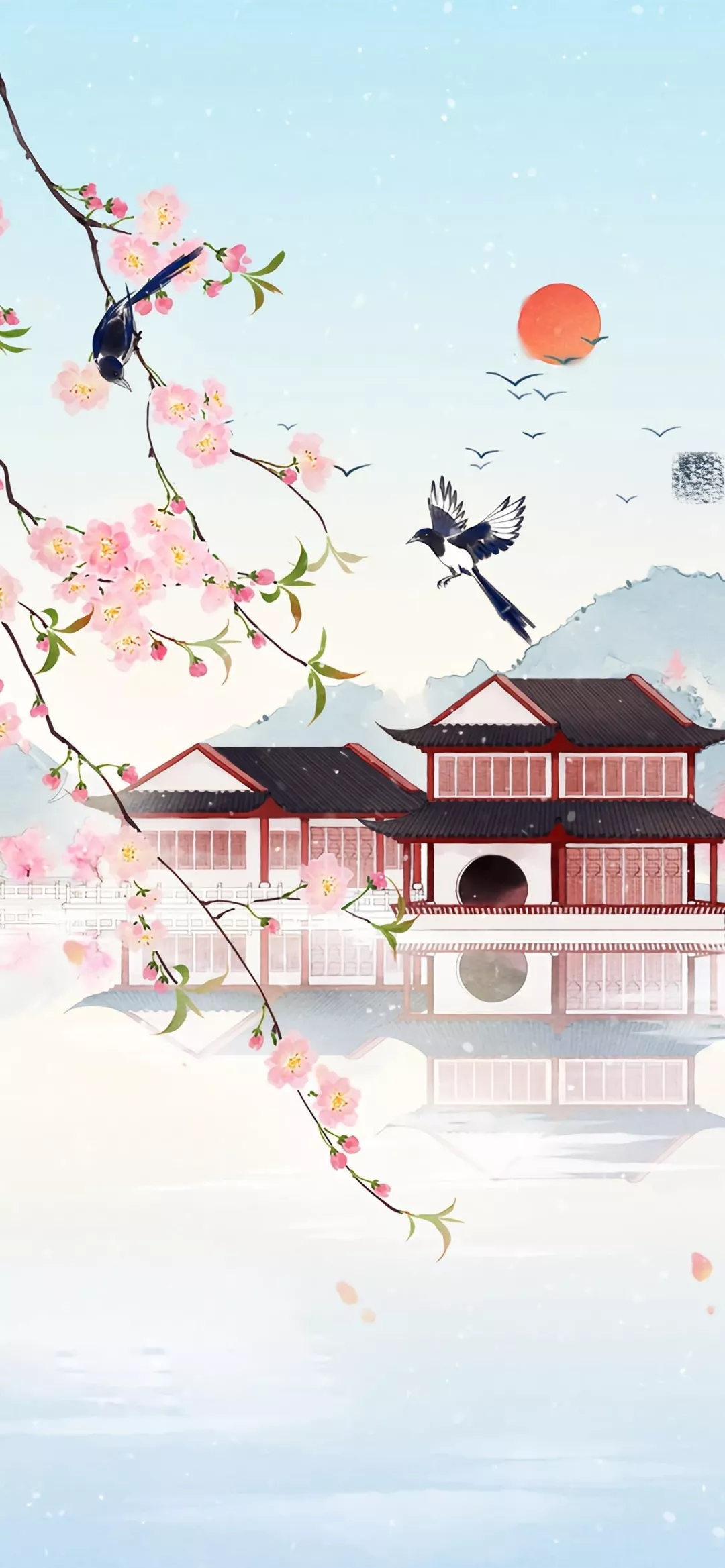  大量古风锁屏壁纸来了！清新淡雅，意境满分