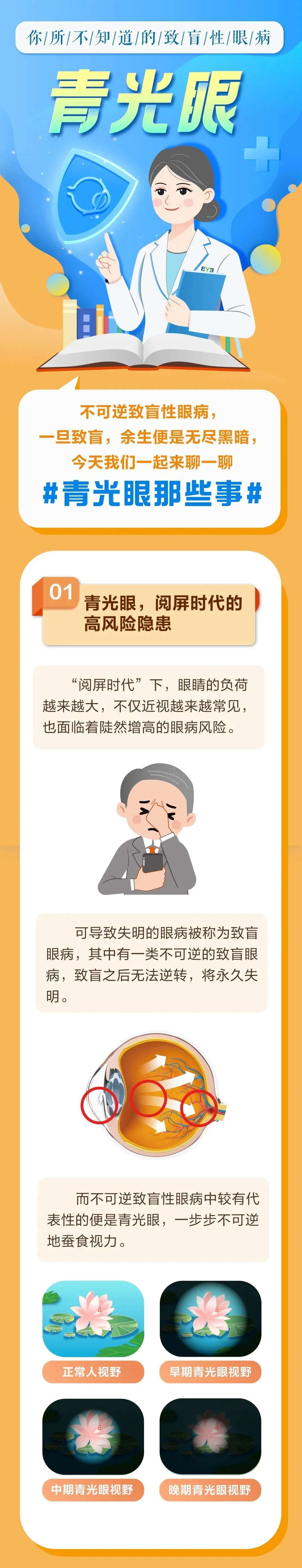 爱眼小卫士|青光眼：一旦致盲，余生便是无尽黑暗