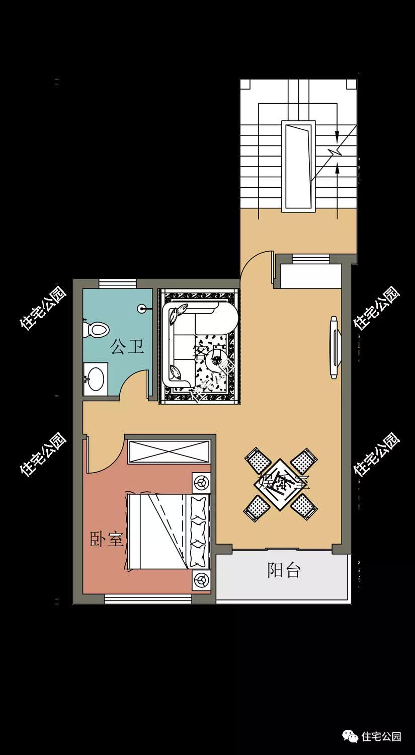 |户型特辑：10套8米面宽户型设计，百平宅基地就能建一栋