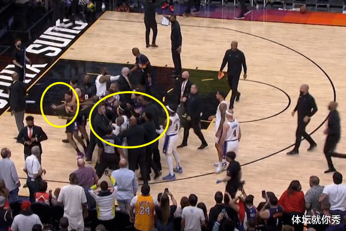 勒布朗·詹姆斯|20人大混战！保罗引爆冲突，哈雷尔替兄弟出头，3人吃4T场面失控