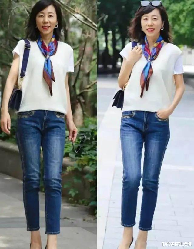 时尚穿搭生活馆|时尚不分年龄，40、50岁女人秋天这样穿，演绎成熟女人知性美