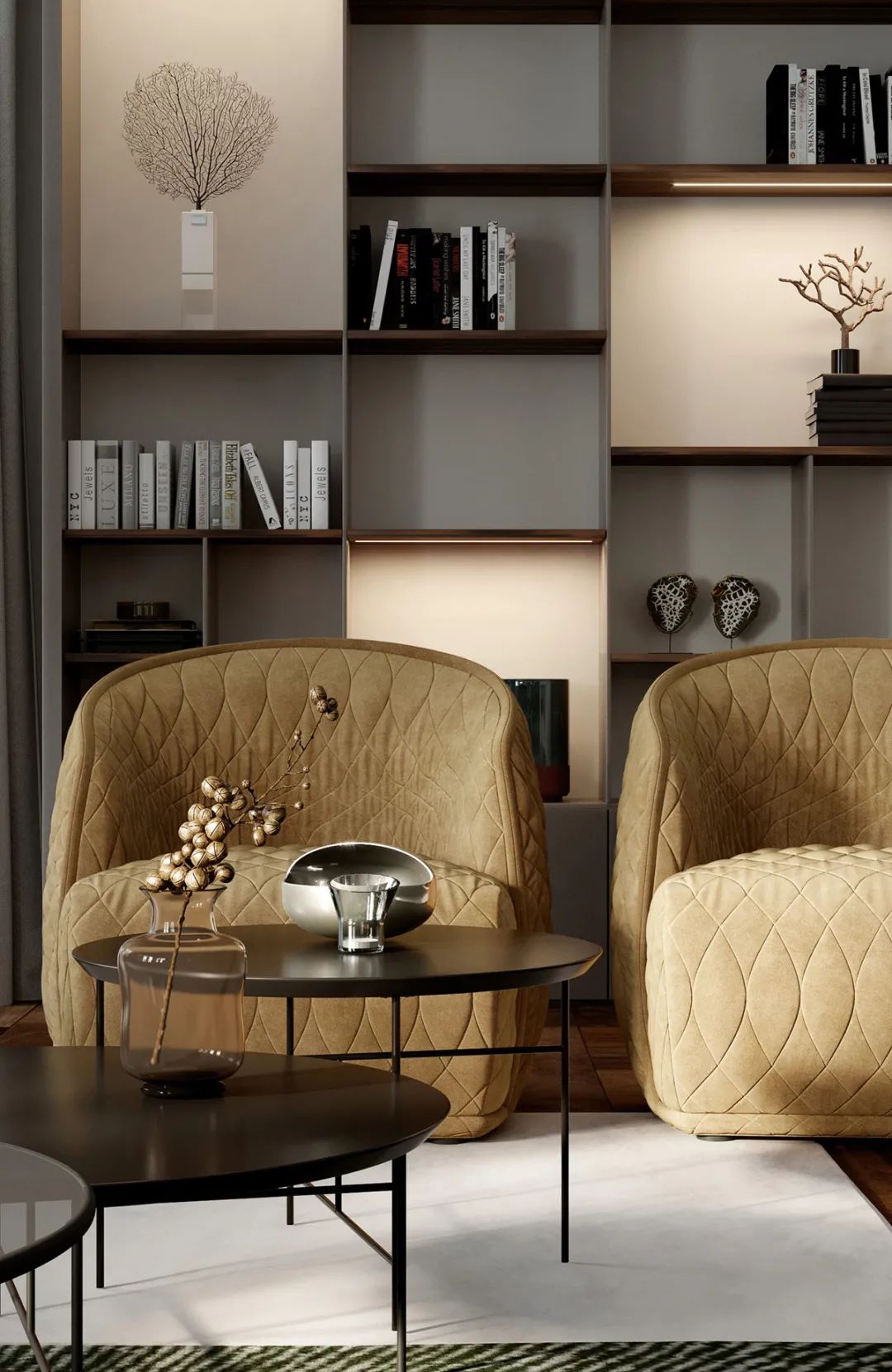 利沃夫|乌克兰利沃夫160㎡住宅,棕色调搭配打造温馨的居住感